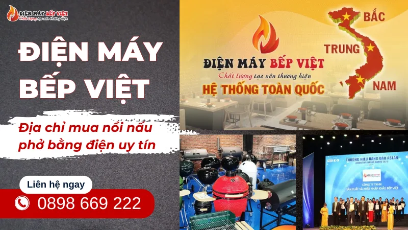 Địa chỉ mua nồi nấu phở điện - Điện Máy Bếp Việt