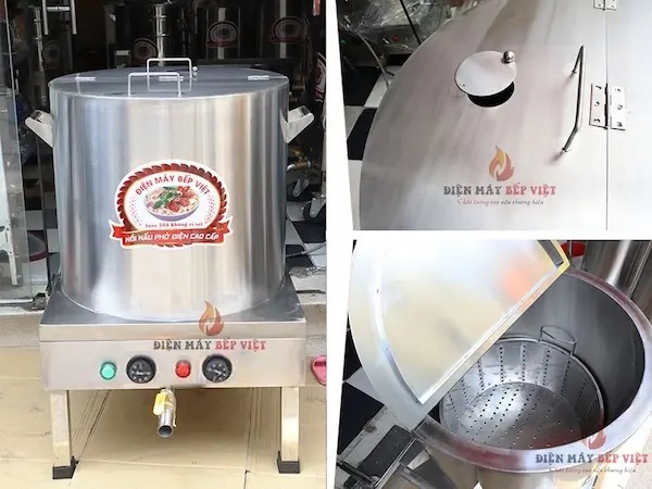 Thiết Kế Nồi Nấu Phở Điện 70L