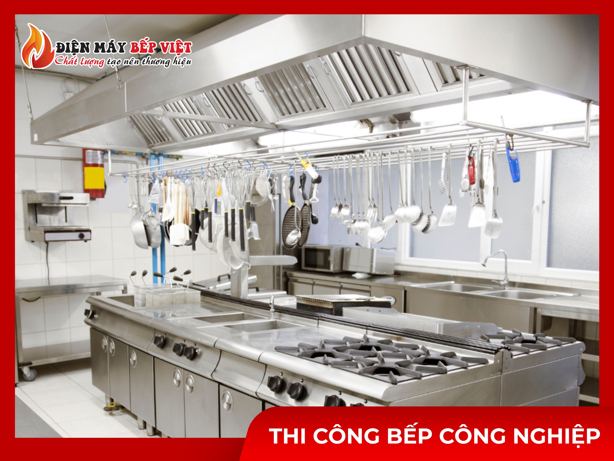 Điện Máy Bếp Việt Thi Công Bếp Công Nghiệp Chuyên Nghiệp