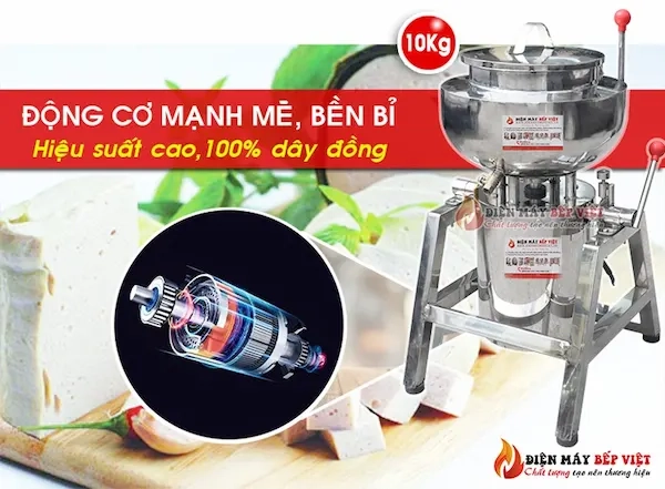 động cơ máy xay giò chả 10kg