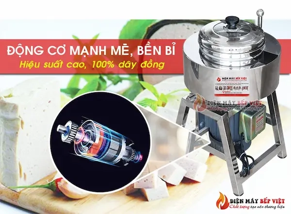 Động cơ máy xay giò chả 2kg bền bỉ