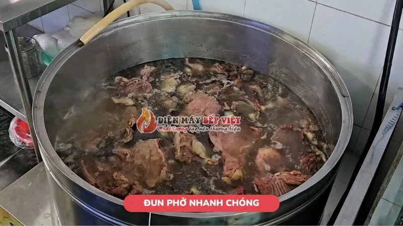 đun phở truyền thống nhanh chóng