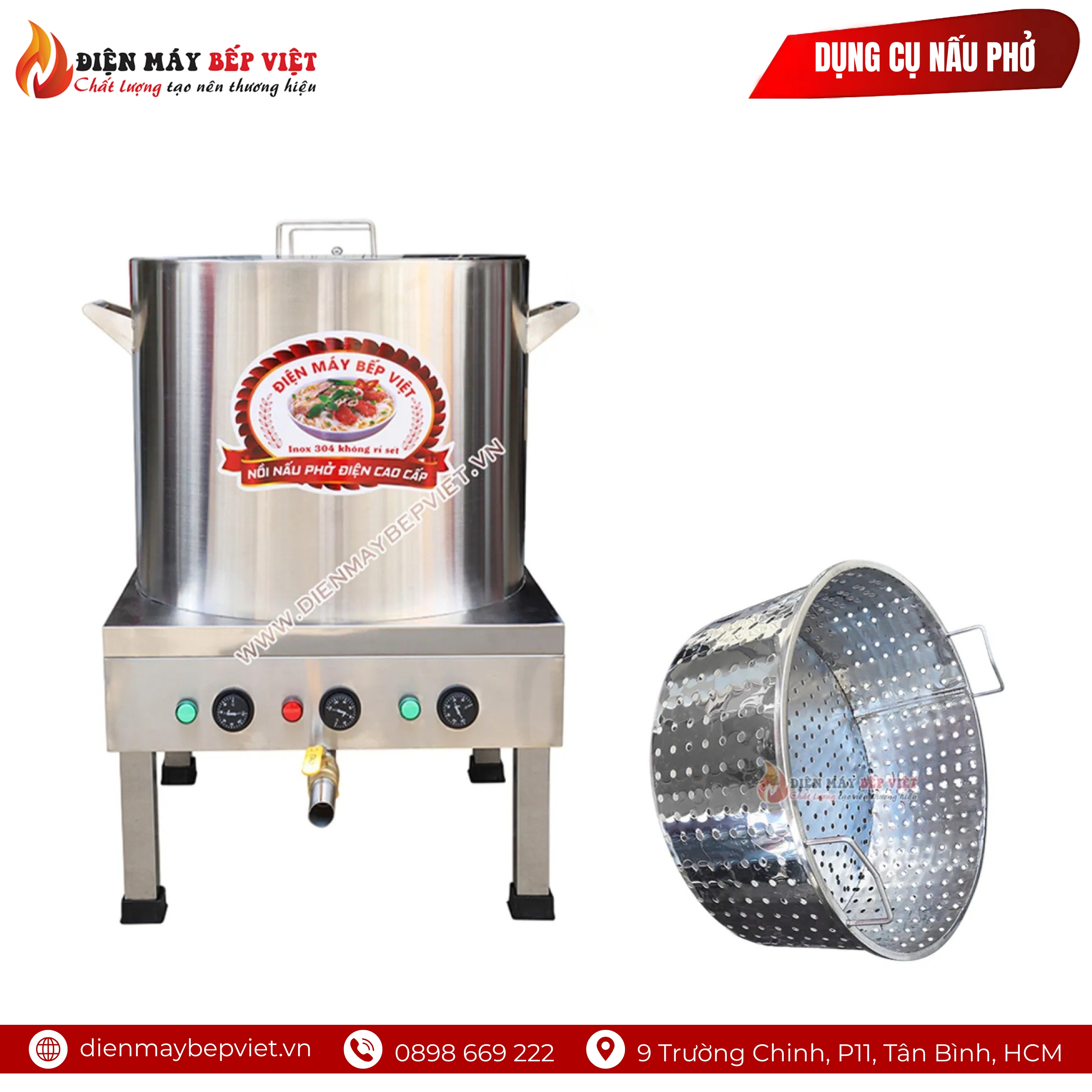 Dụng Cụ Nồi Nấu Phở