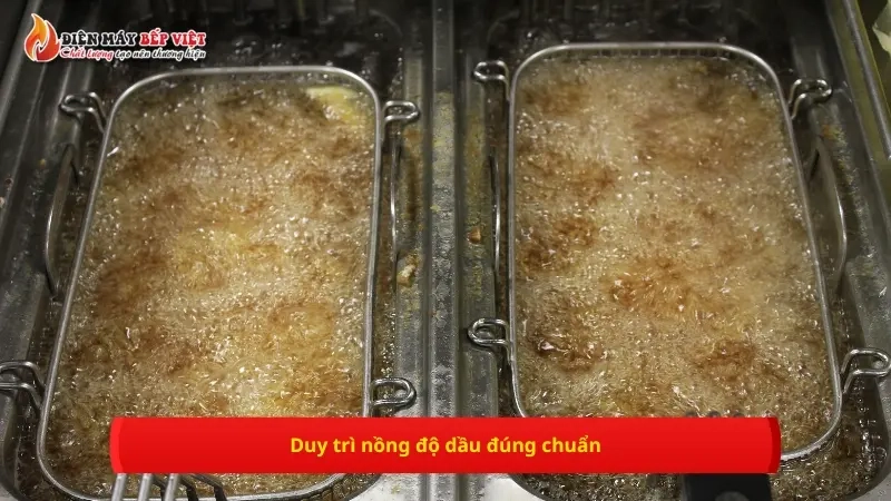 Duy trì nồng độ dầu đúng chuẩn