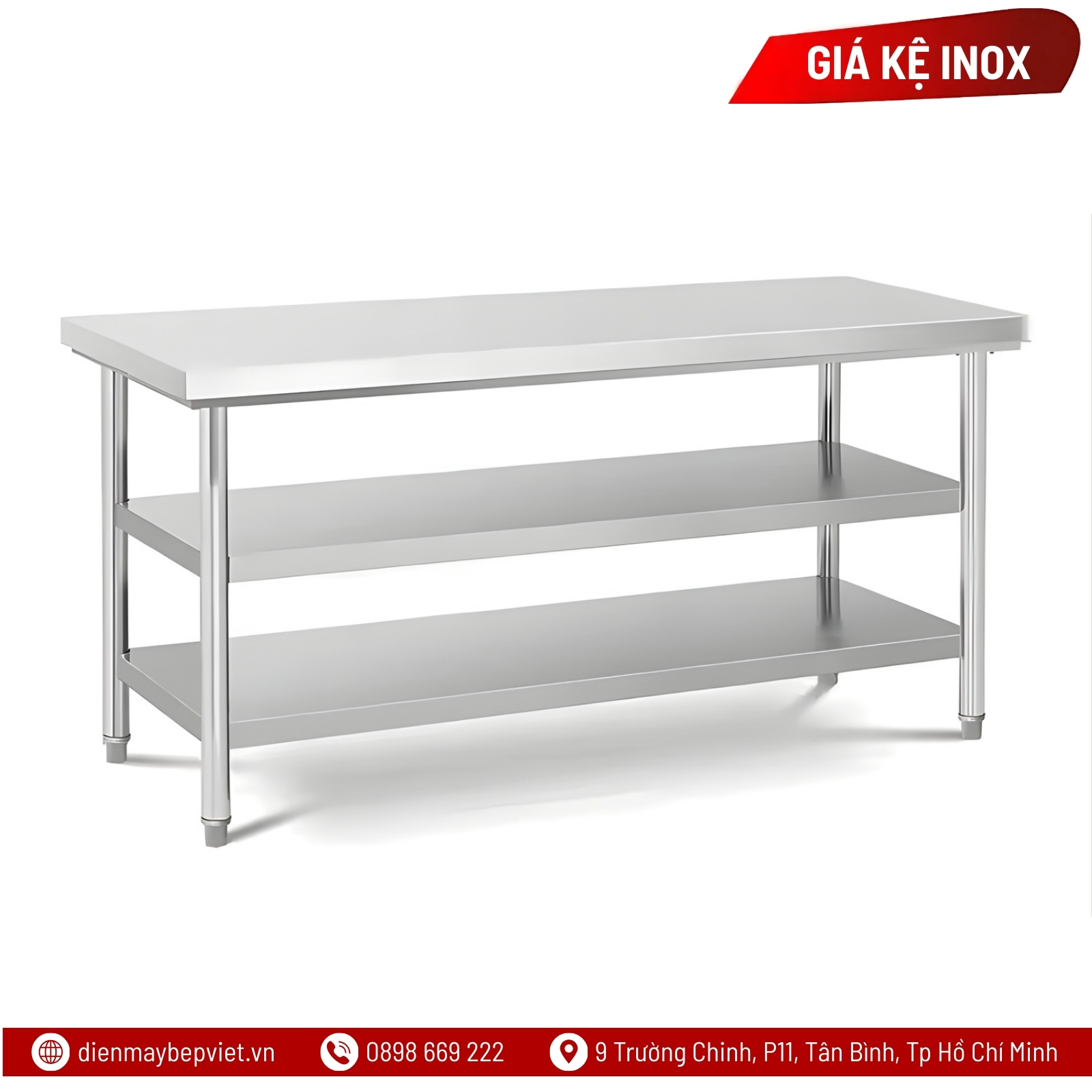 Kệ Phẳng 3 Tầng