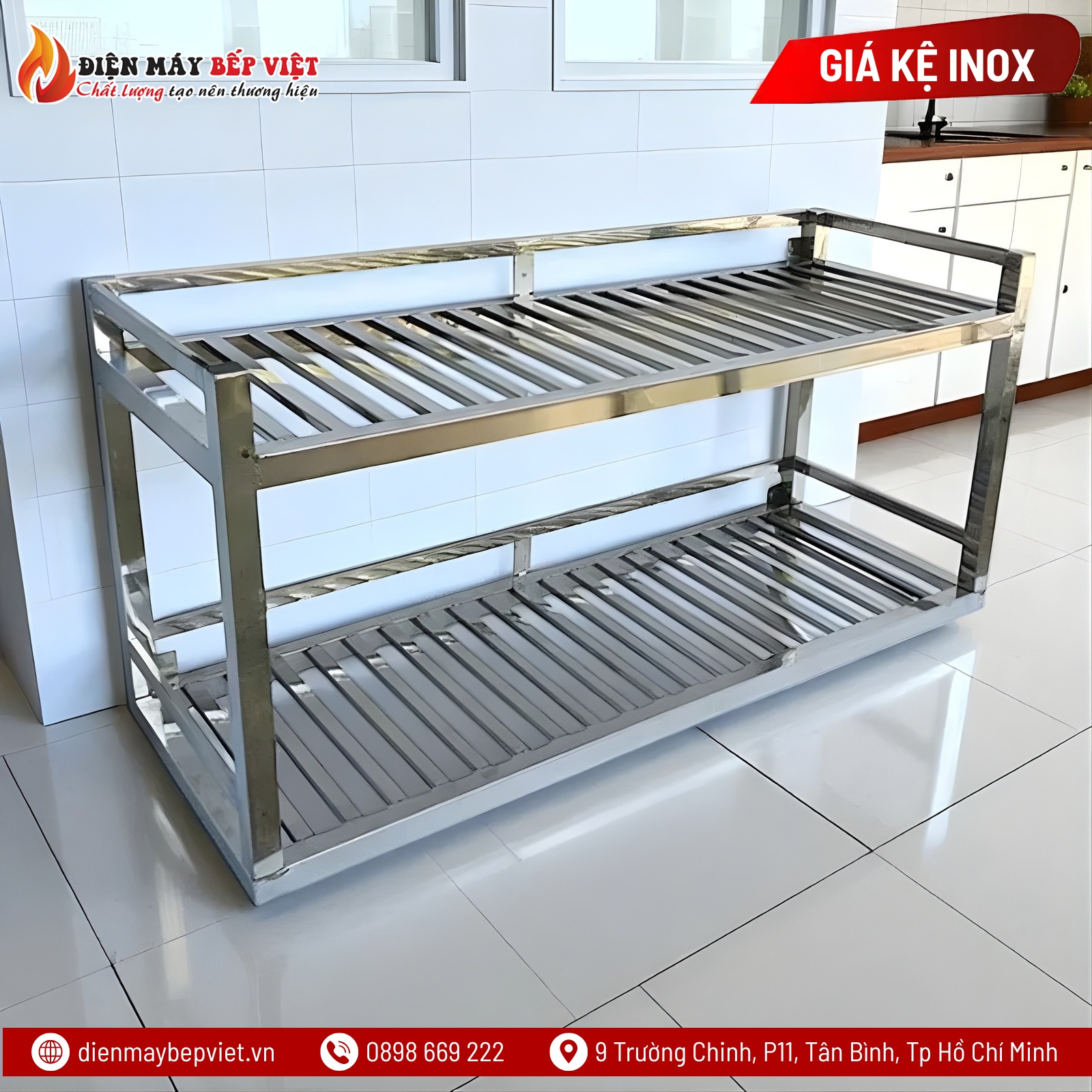 Kệ Treo Tường 2 Tầng