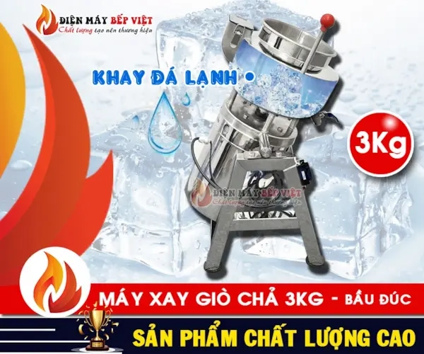 Khay chứa đá máy xay giò chả