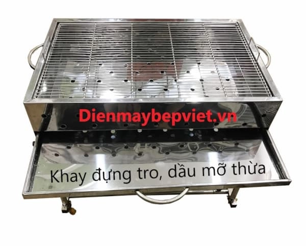 khay đựng tro dầu mỡ thừa bếp nướng ck150