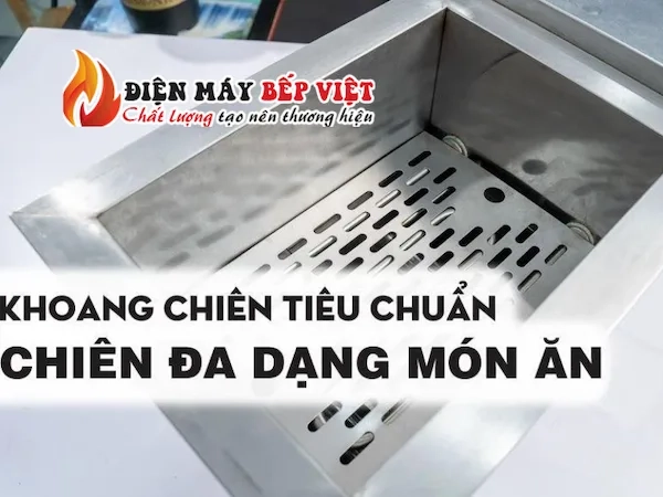 Khoang chiên của bếp chiên tách dầu 100L Việt Nam