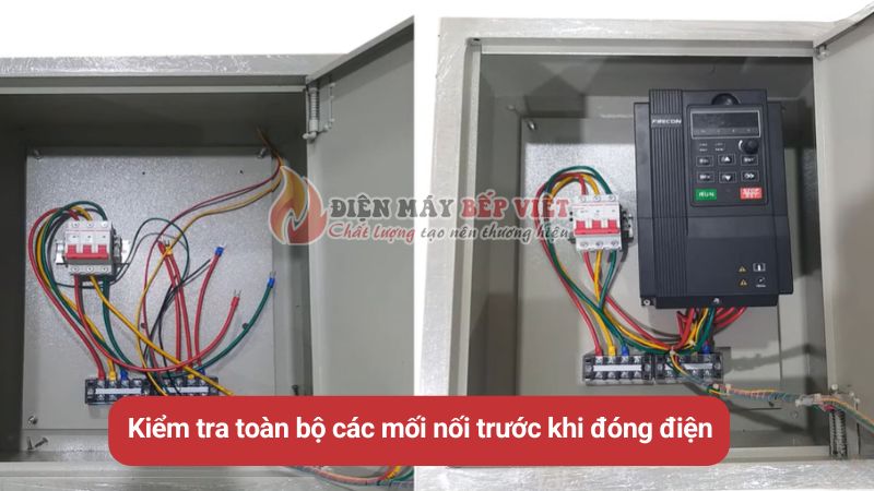 Kiểm tra mối nối trước khi đóng điện