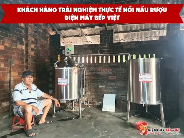 Lắp đặt và vận hành nồi nấu rượu bằng điện