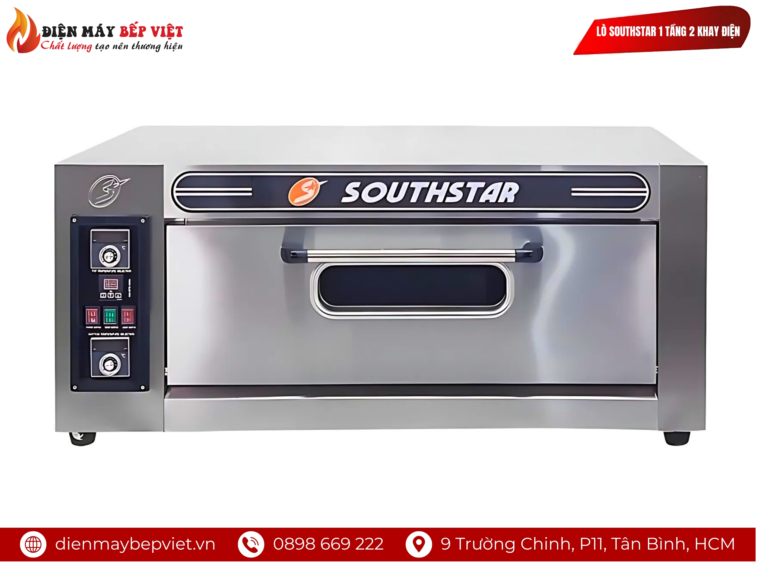 Lò Nấu Cơm Niêu Southstar 1 Tầng 2 Khay Điện