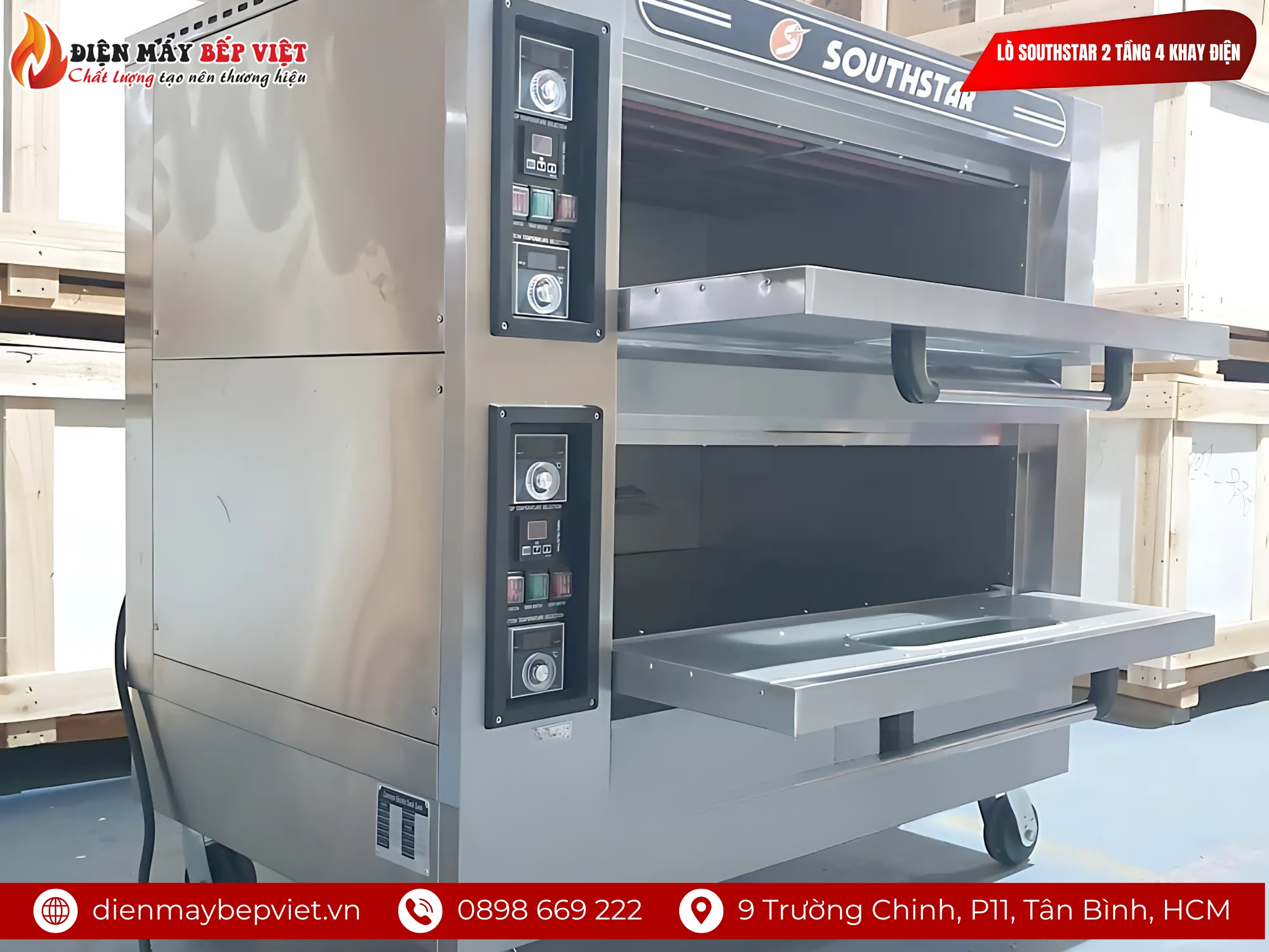 Lò Nấu Cơm Niêu Southstar 2 Tầng 4 Khay Điện