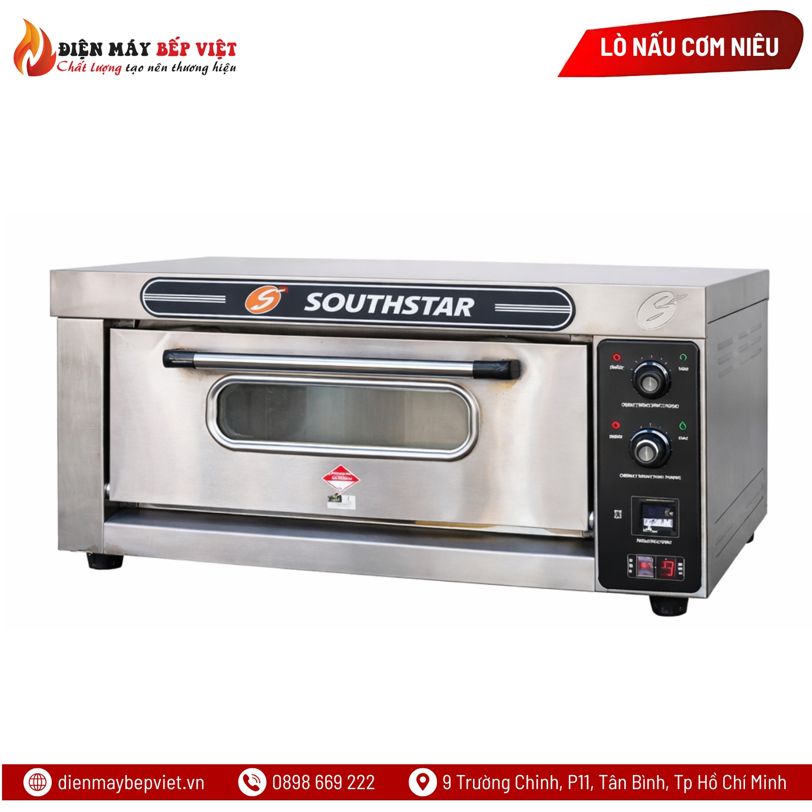 Lò Nướng 1 Tầng 1 Khay Điện Southstar Bảng Cơ