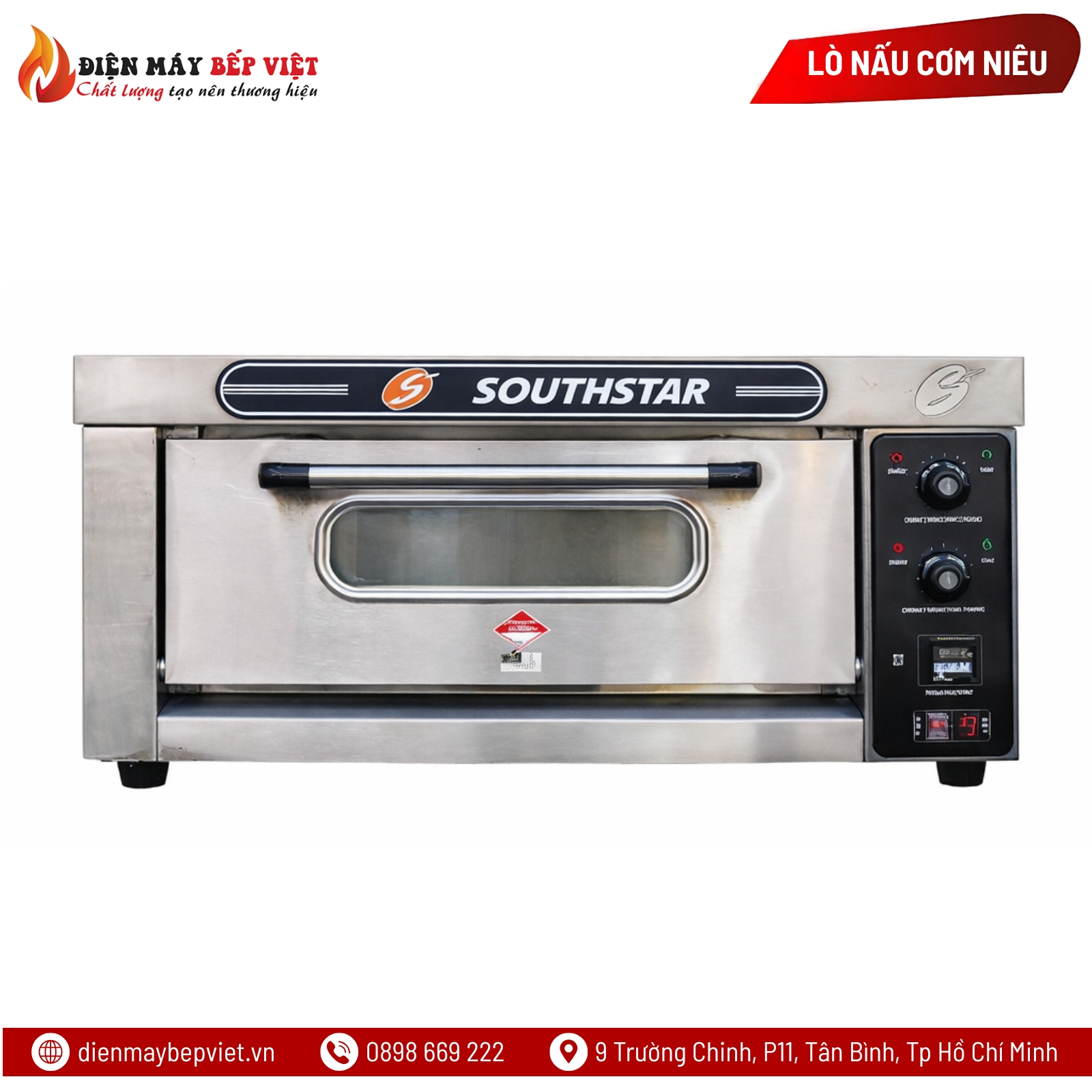 Lò Nướng 1 Tầng 1 Khay Điện Southstar Bảng Cơ