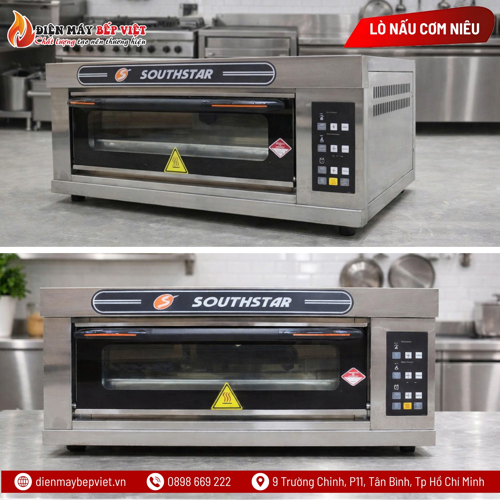 Lò Nướng 1 Tầng 1 Khay Điện Southstar Bảng Điện Tử