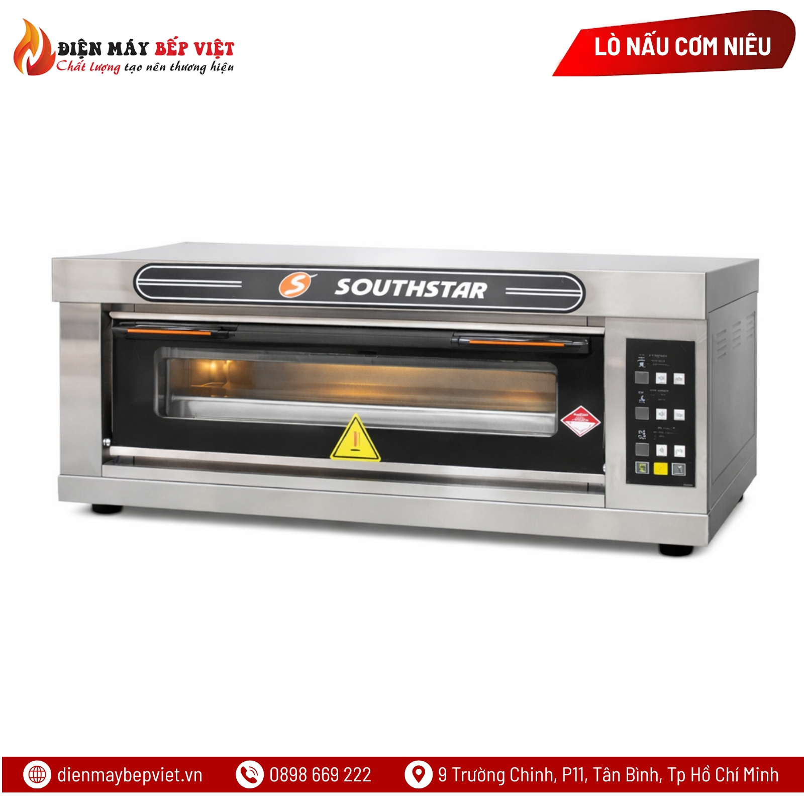 Lò Nướng 1 Tầng 1 Khay Điện Southstar Bảng Điện Tử