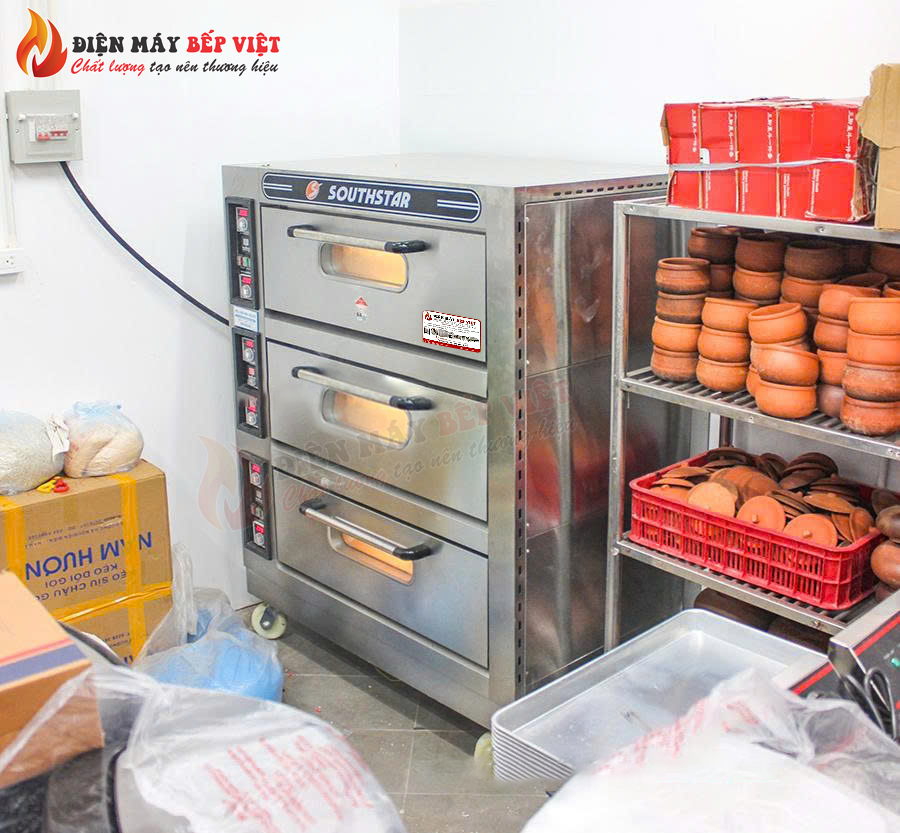Lò Nướng Bánh 3 Tầng 6 Khay Điện Southstar