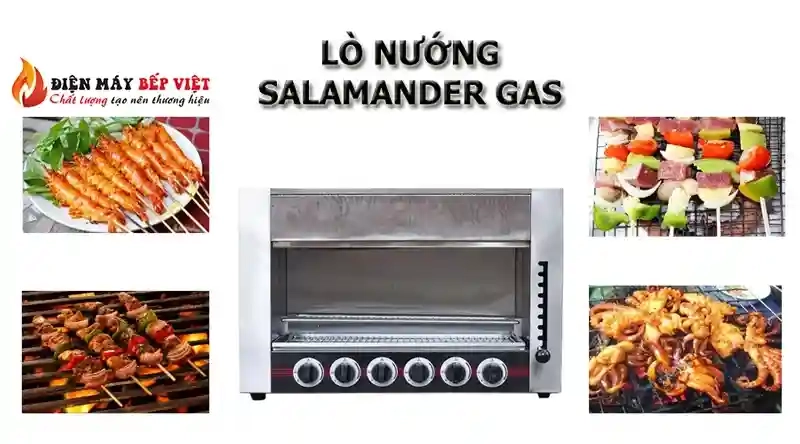 Lò Nướng Gas Salamander