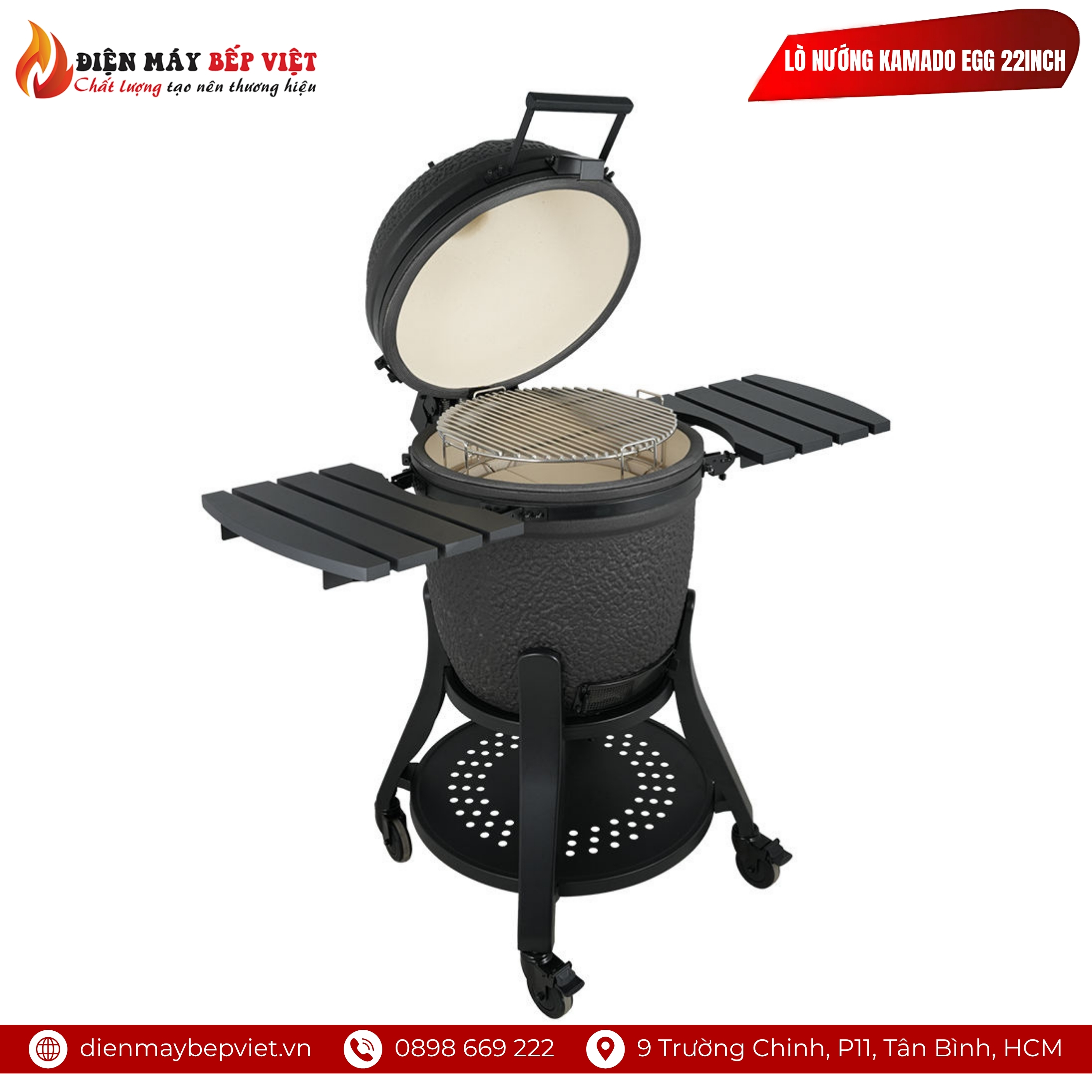 Lò Nướng Kamado Egg 22inch