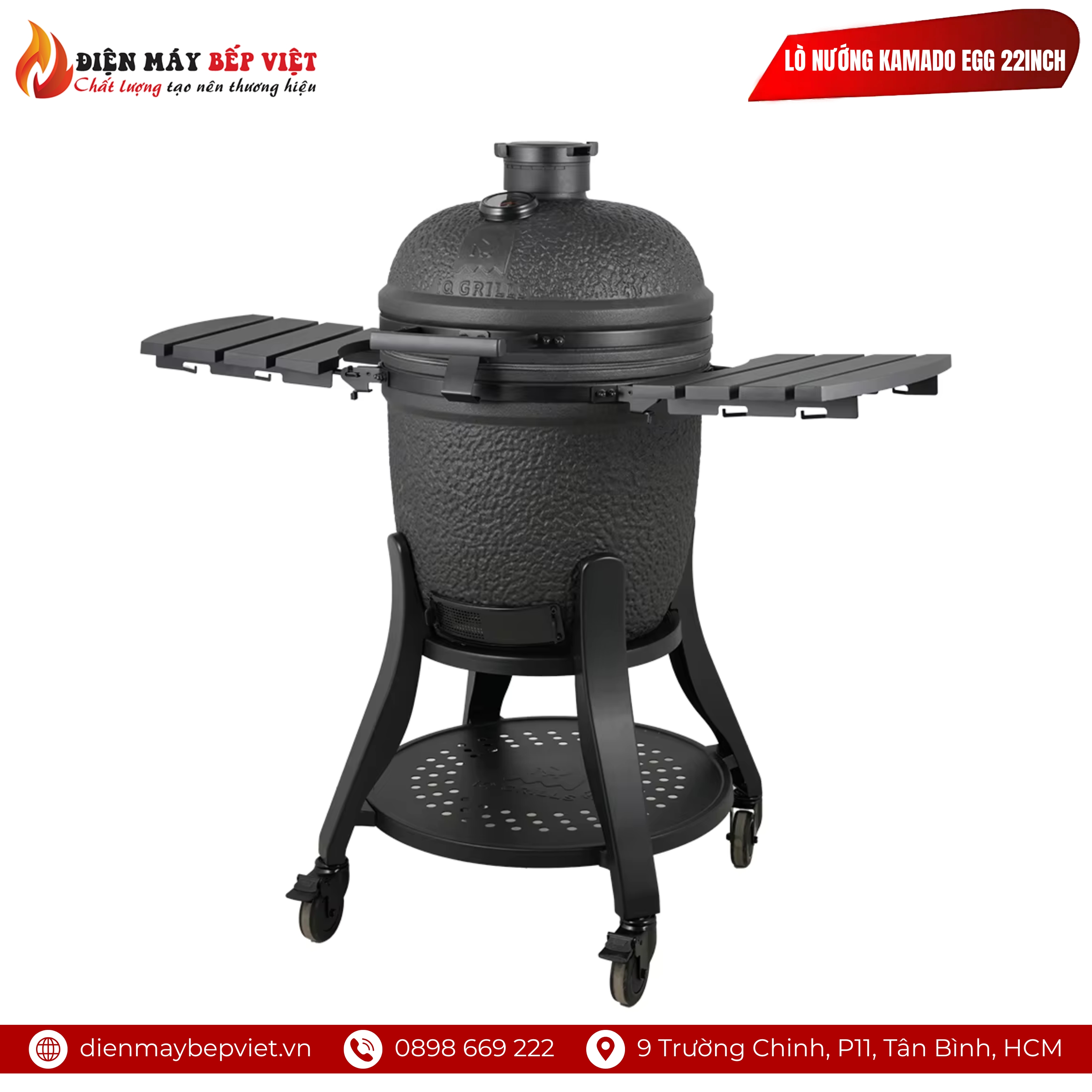 Lò Nướng Kamado Egg 22inch