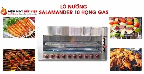 Lò nướng Salamander 10 hong gas