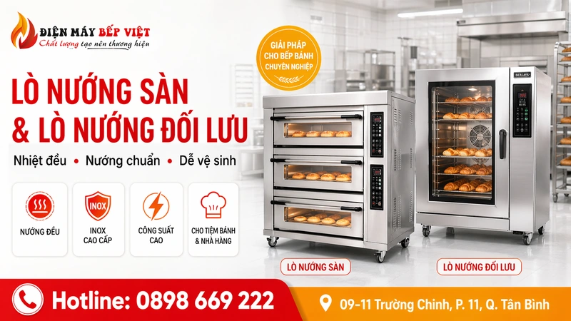 Lò nướng sàn và lò nướng đối lưu