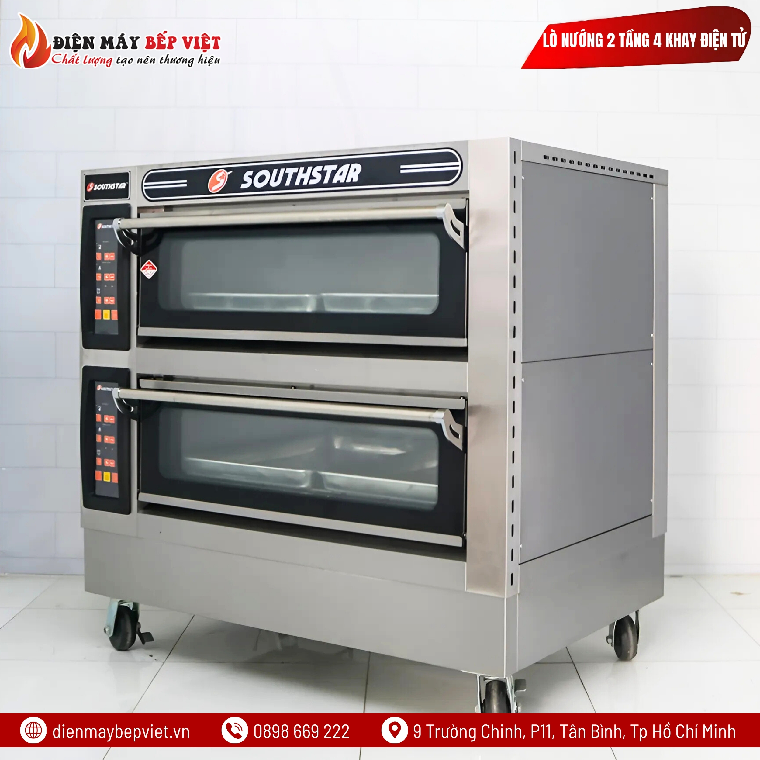 Lò Nướng SouthStar 2 Tầng 4 Khay Điện Tử