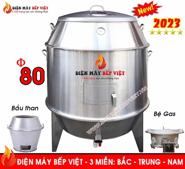 Lò Quay Vịt 80 Inox than DMBV