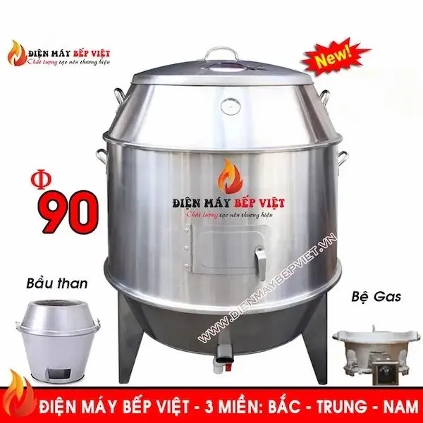 Lò Quay Vịt 90 Inox