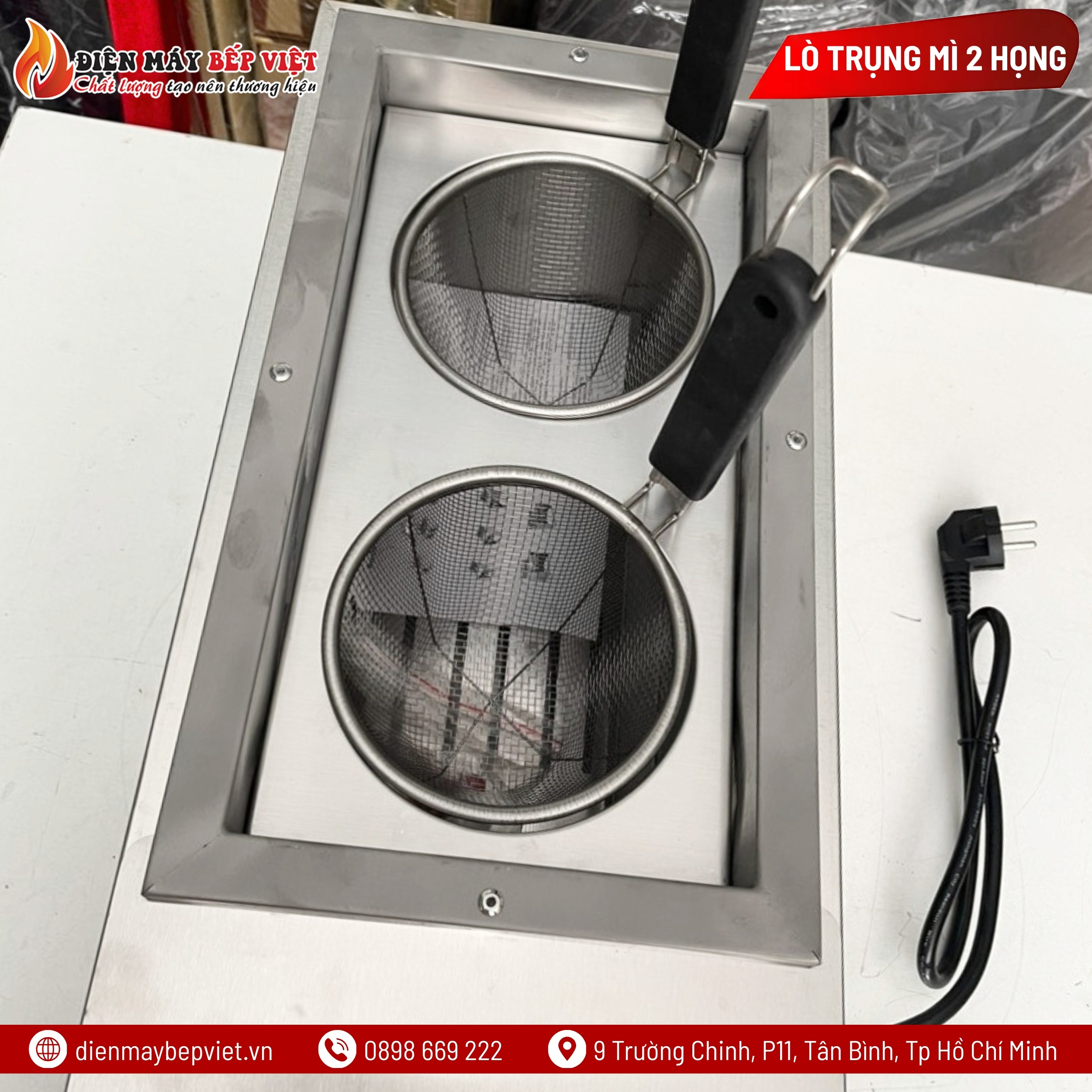 Lò Trụng Mì 2 Họng EPC-2H