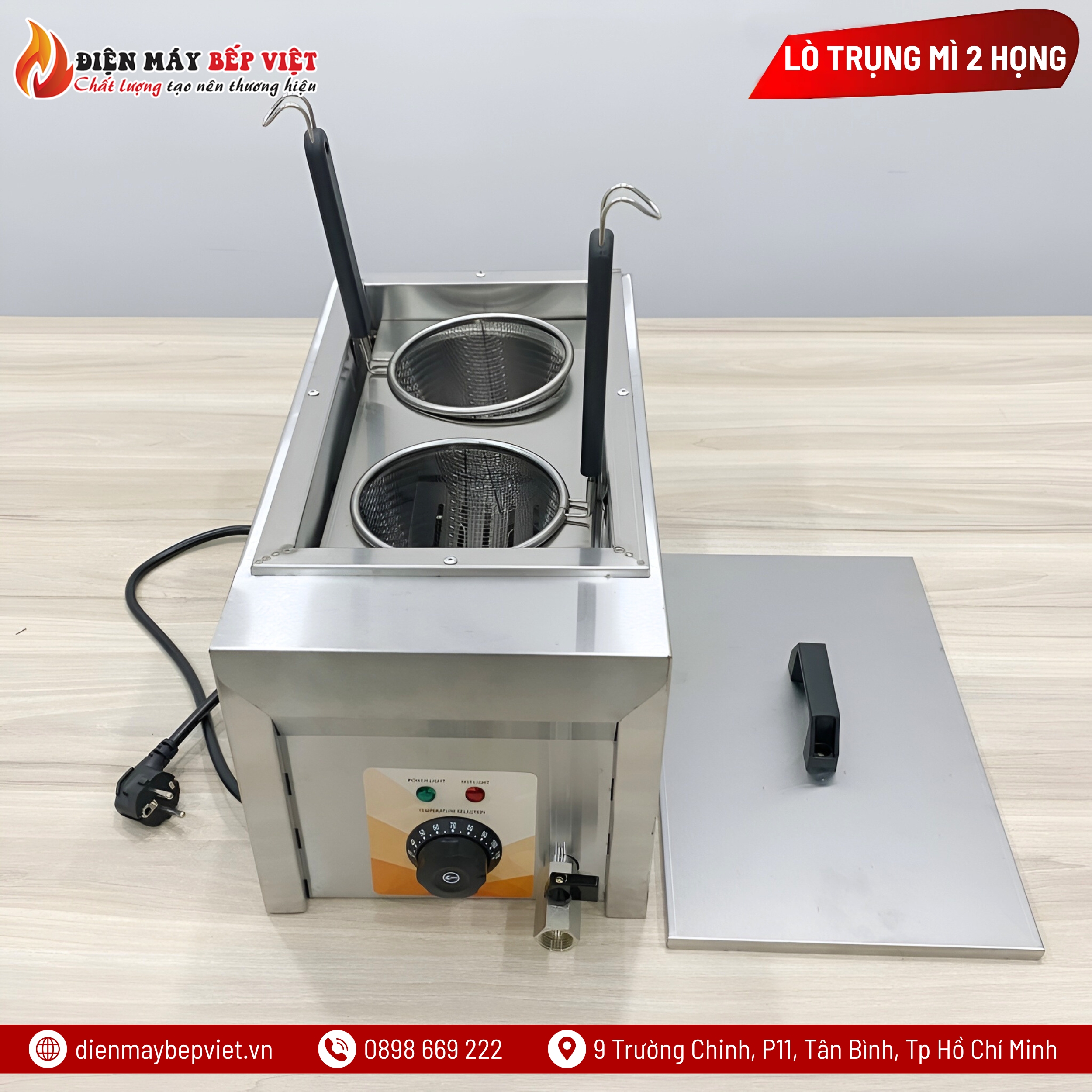 Lò Trụng Mì 2 Họng EPC-2H