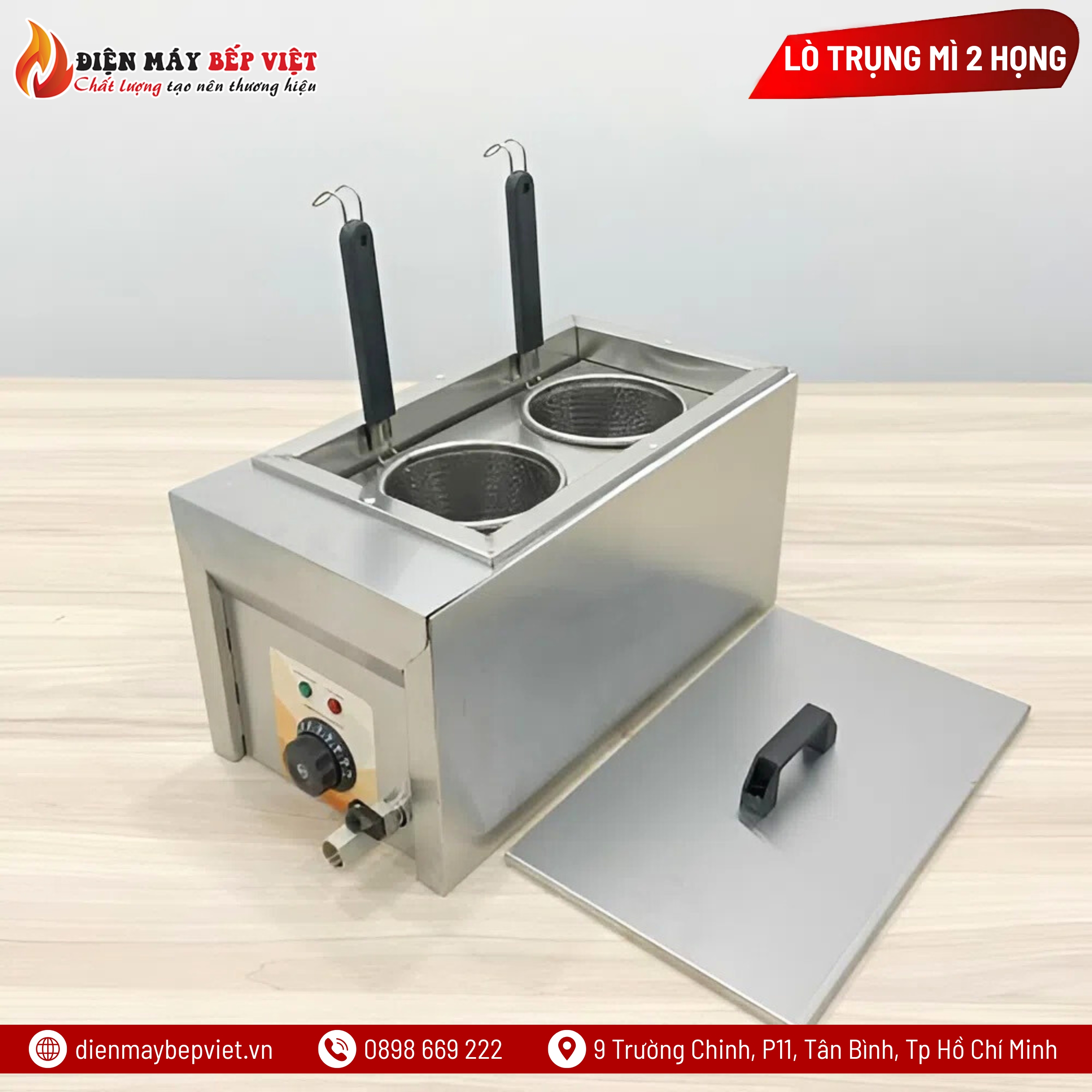 Lò Trụng Mì 2 Họng EPC-2H