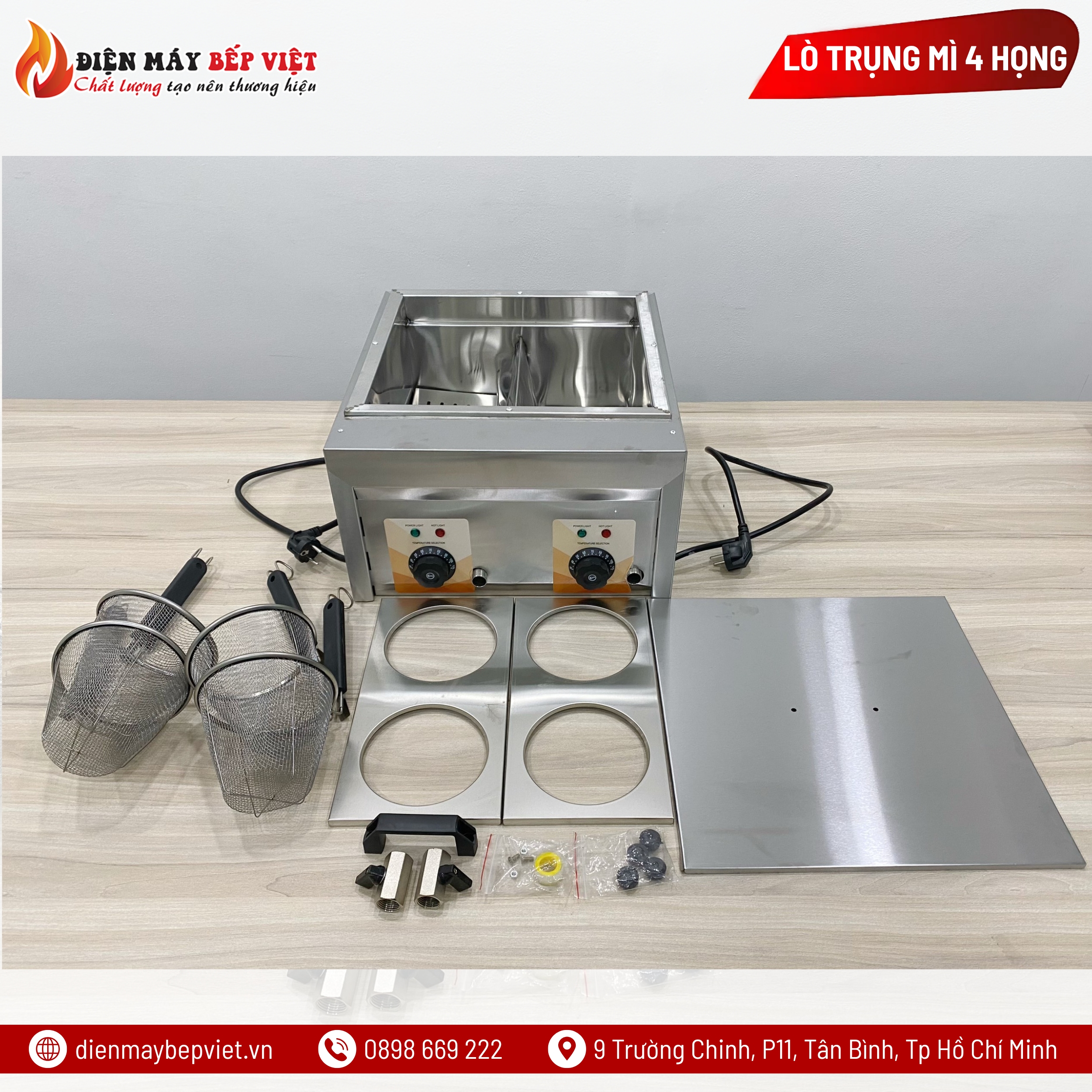 Lò Trụng Mì 4 Họng EPC-4H