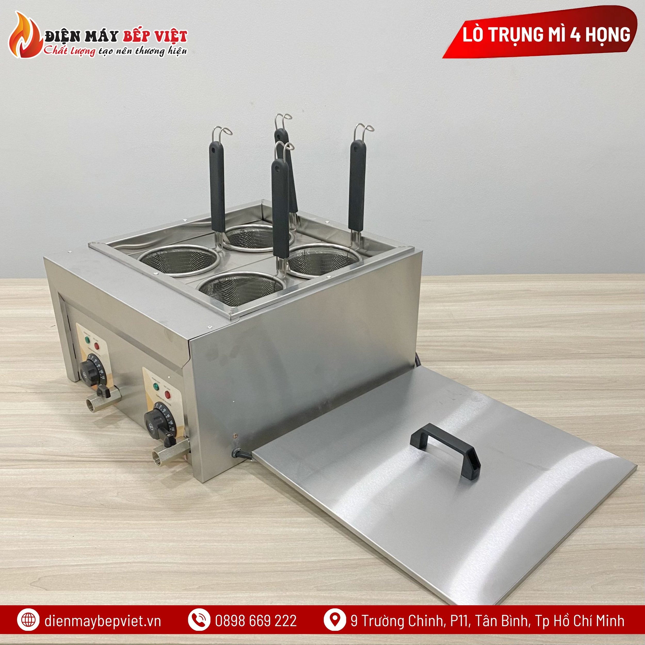 Lò Trụng Mì 4 Họng EPC-4H