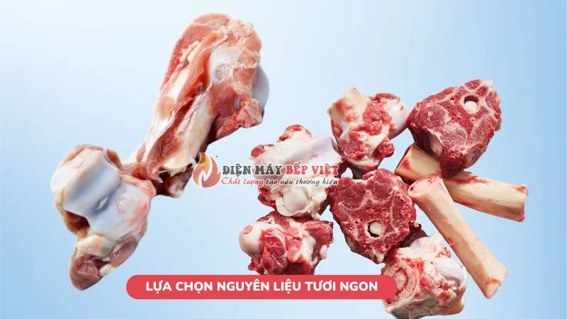 Lựa chọn nguyên liệu tươi ngon