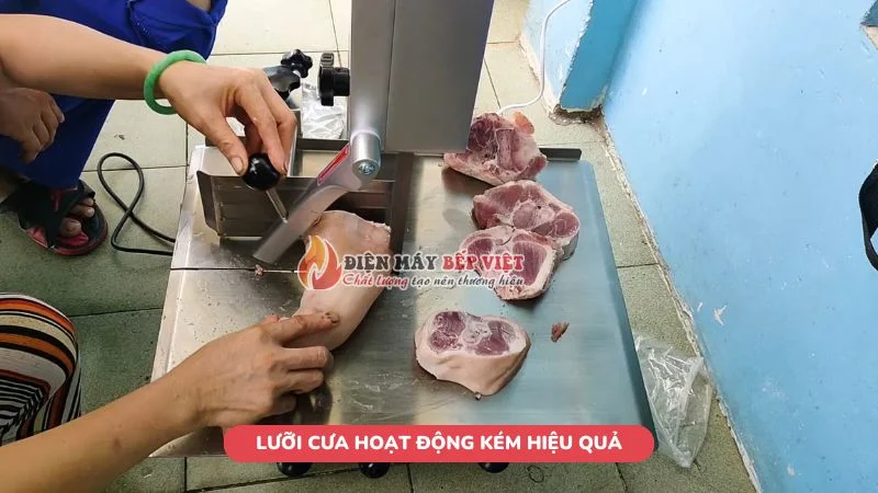 Lưỡi cưa hoạt động kém hiệu quả