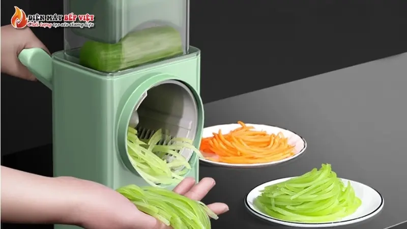 Lưu ý quan trọng khi sử dụng máy cắt rau củ quả