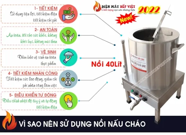 Lý do nên sử dụng nồi điện nấu cháo