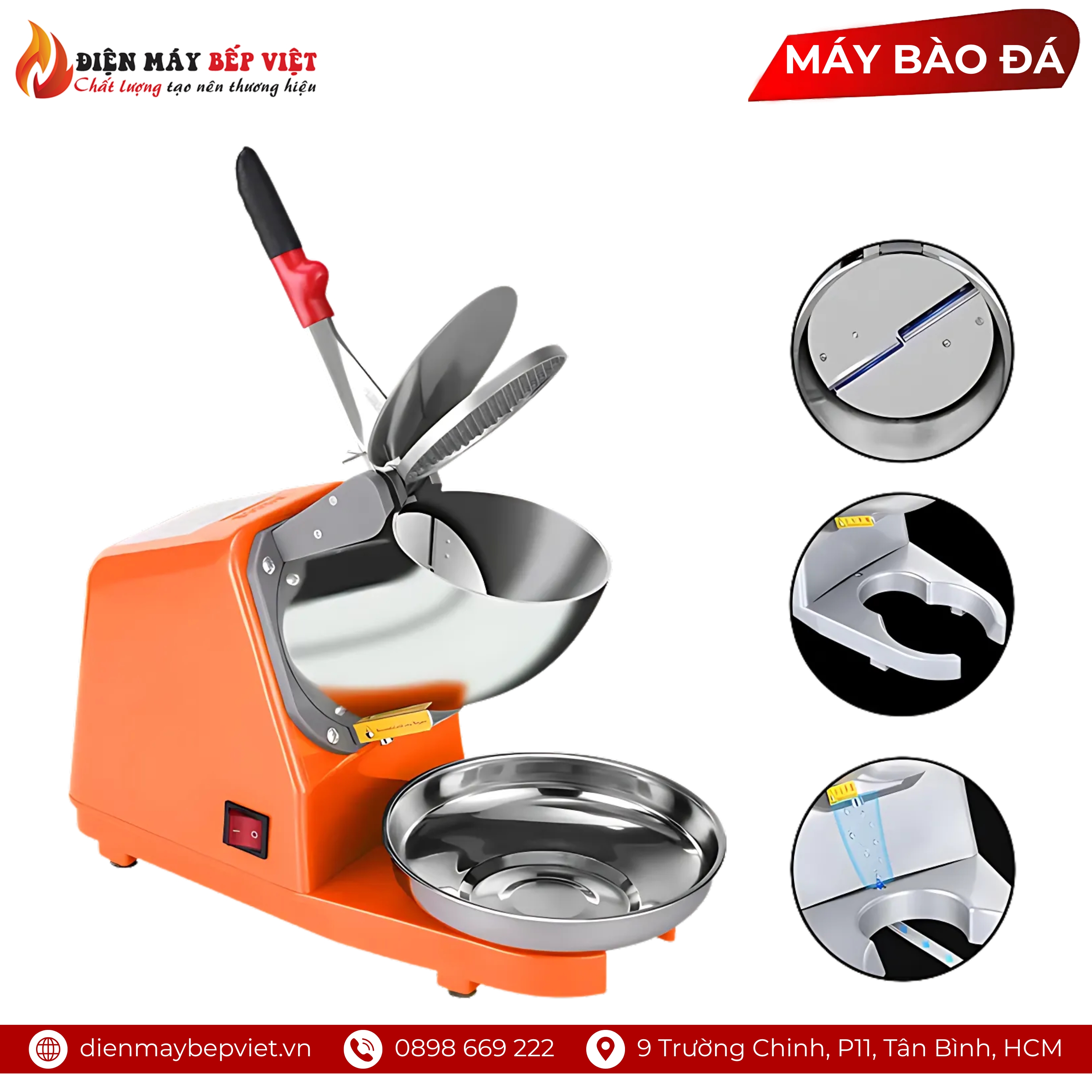 Máy Bào Đá 2 Lưỡi Dao