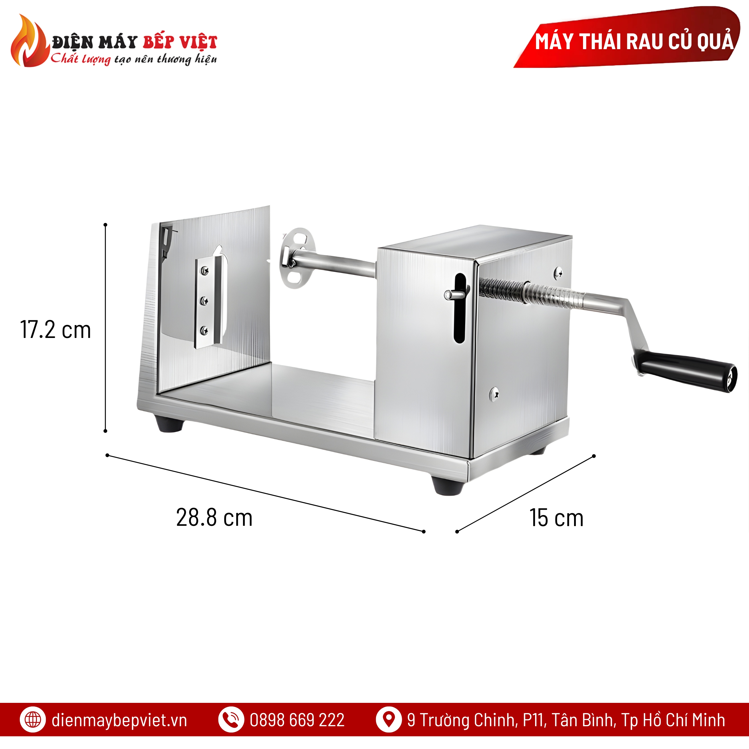 Máy Cắt Khoai Tây Lốc Xoáy