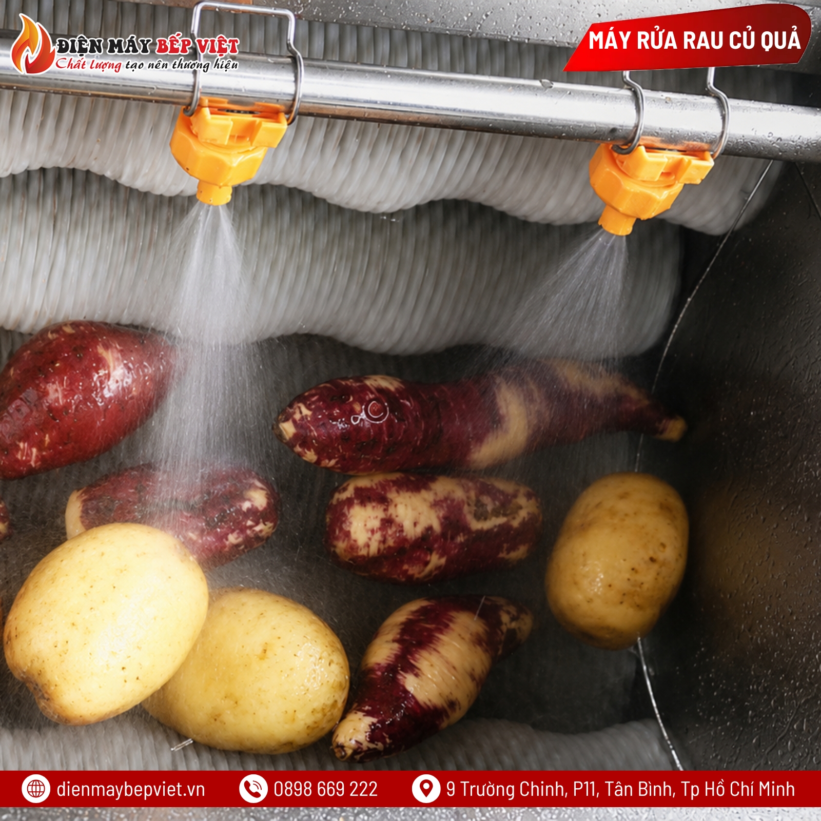 Máy Chà Rửa Khoai Tây Khoai Lang Nông Sản