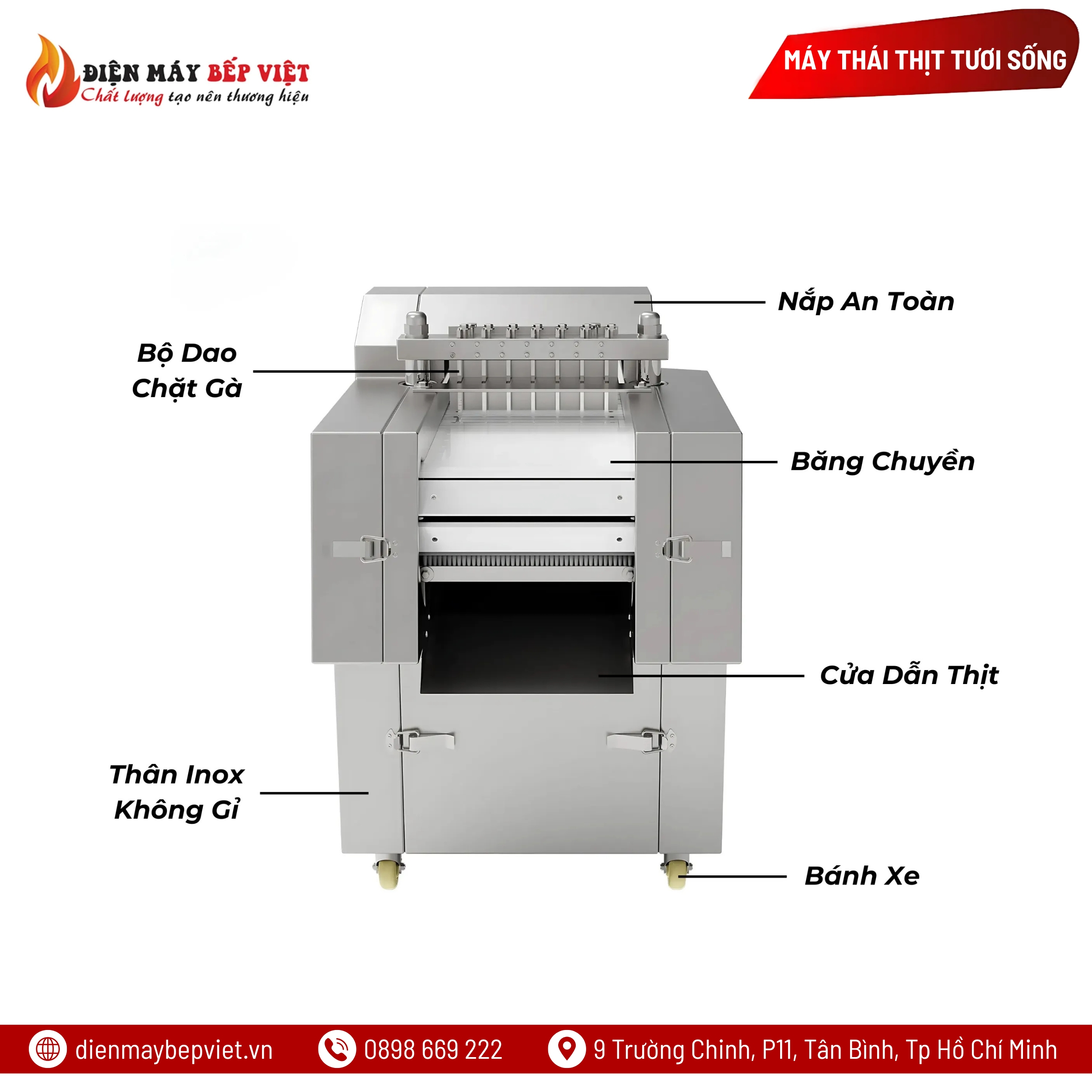 Máy Chặt Gà Công Nghiệp DK300