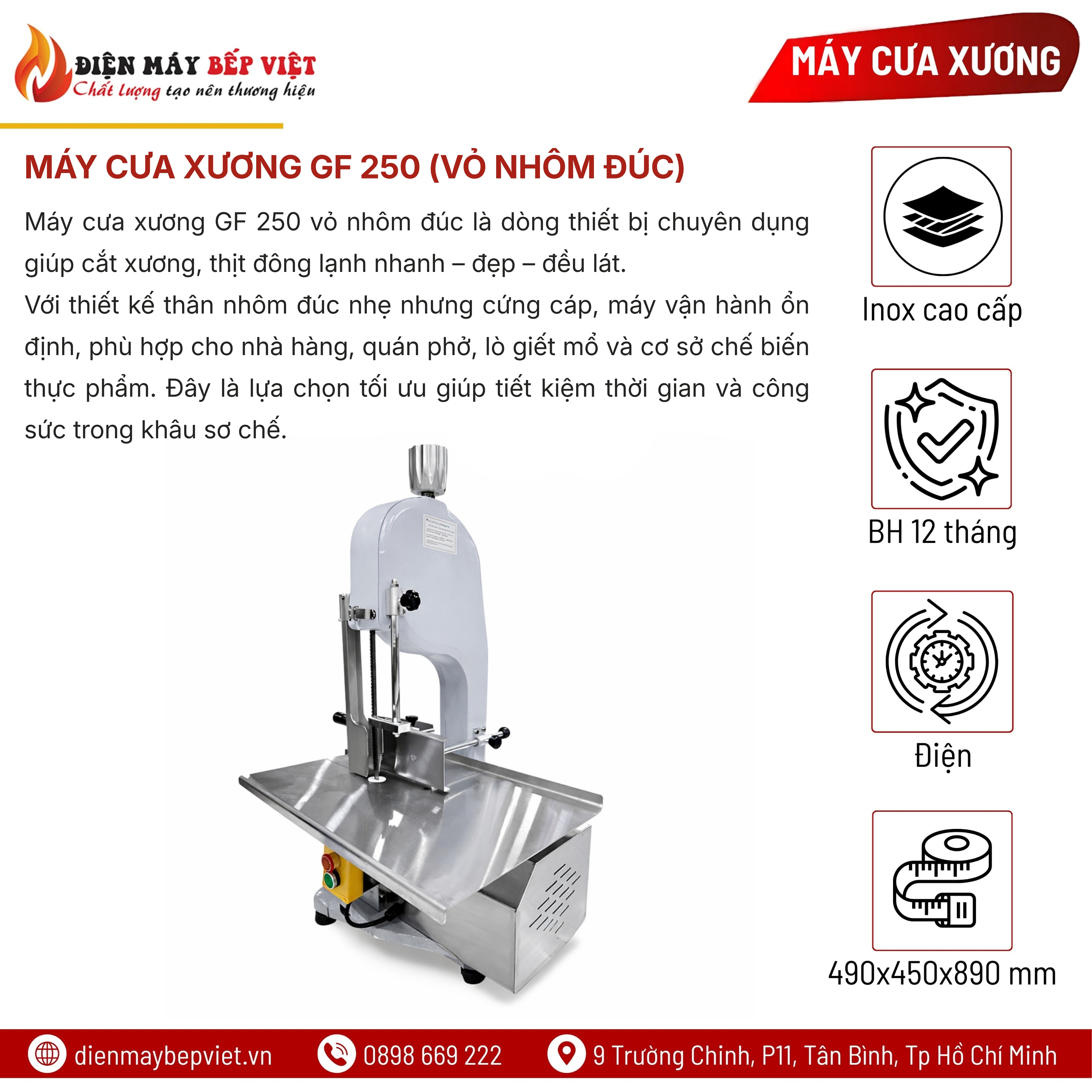 Máy Cưa Xương GF 250 (Vỏ Nhôm Đúc)