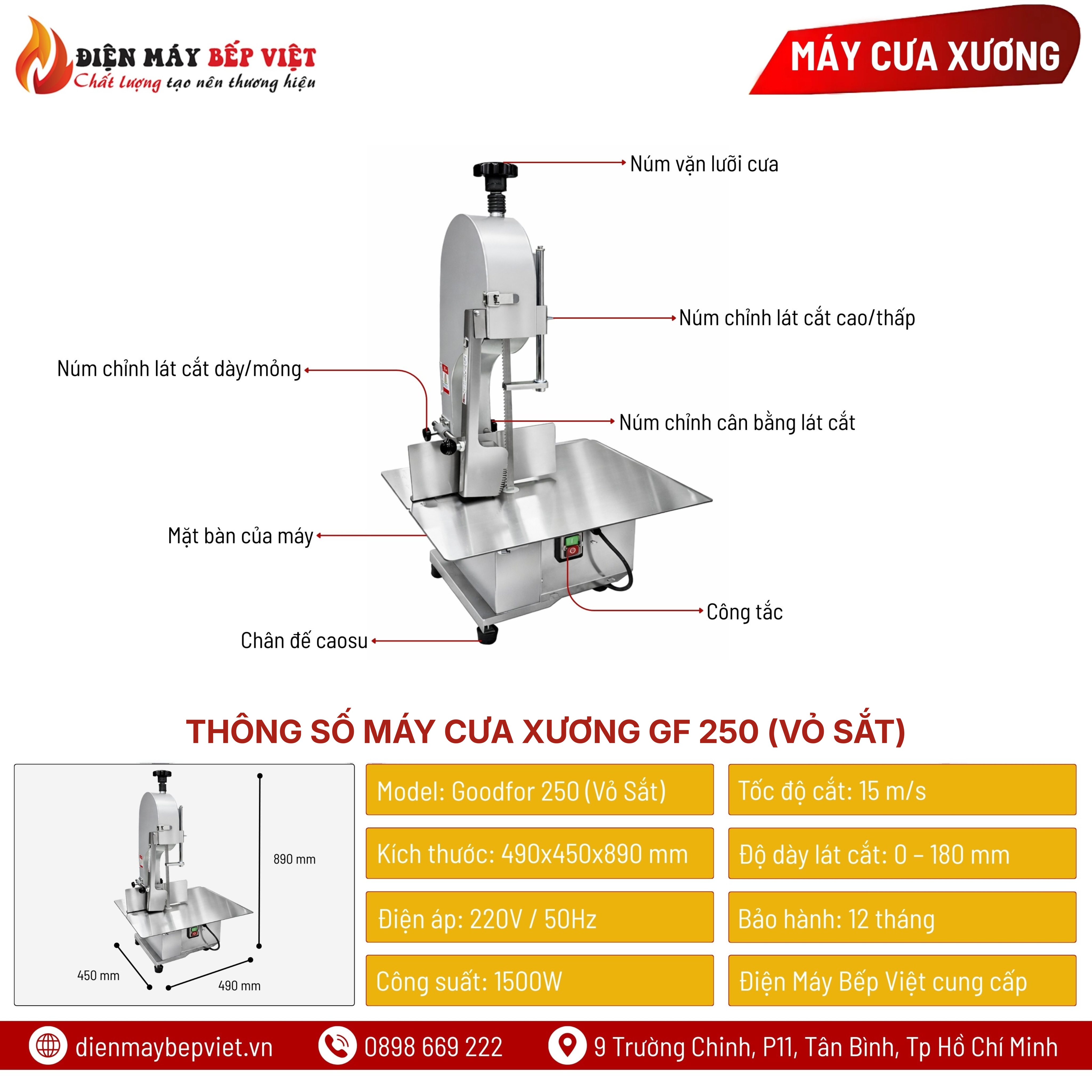 Máy Cưa Xương GF 250 (Vỏ Sắt)