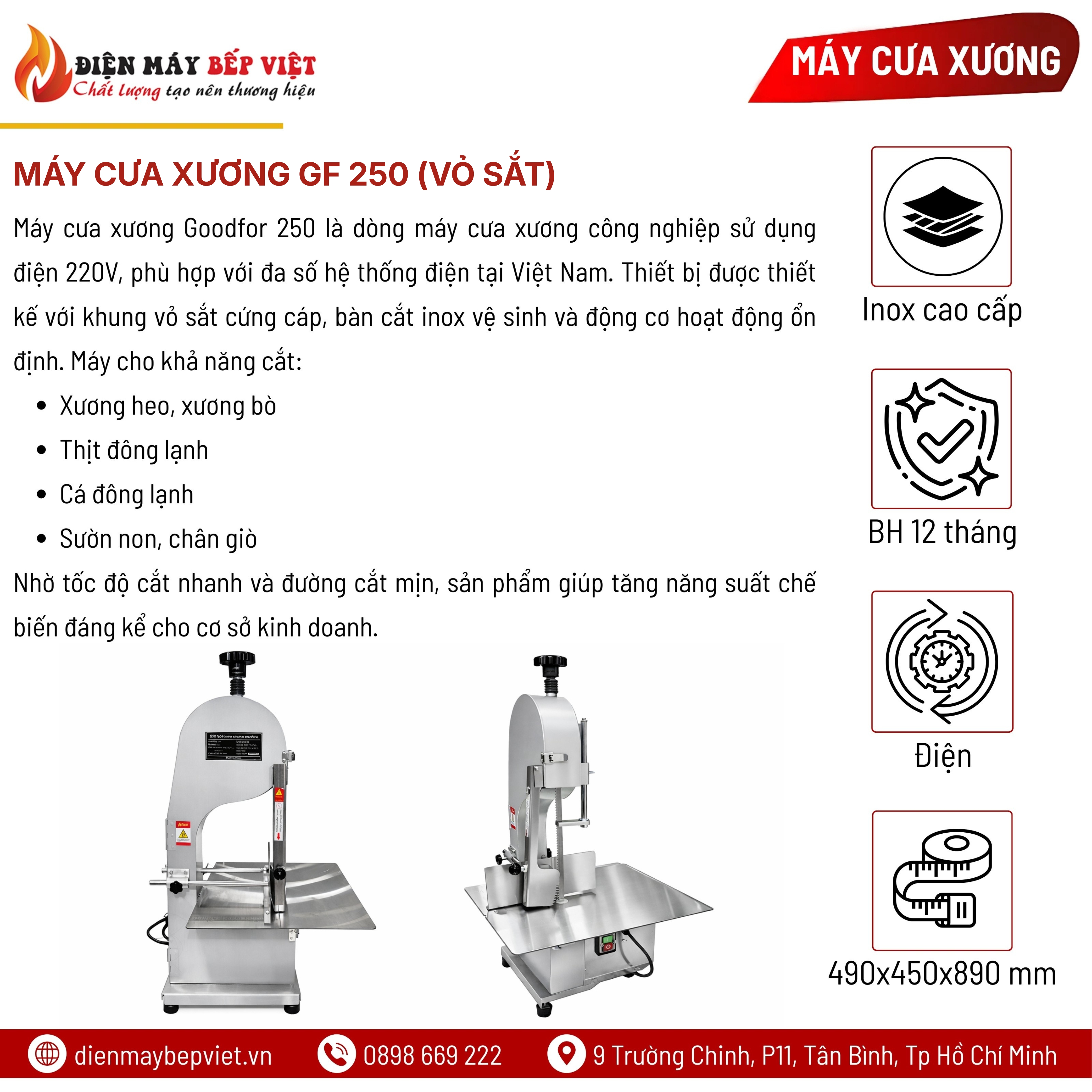 Máy Cưa Xương GF 250 (Vỏ Sắt)