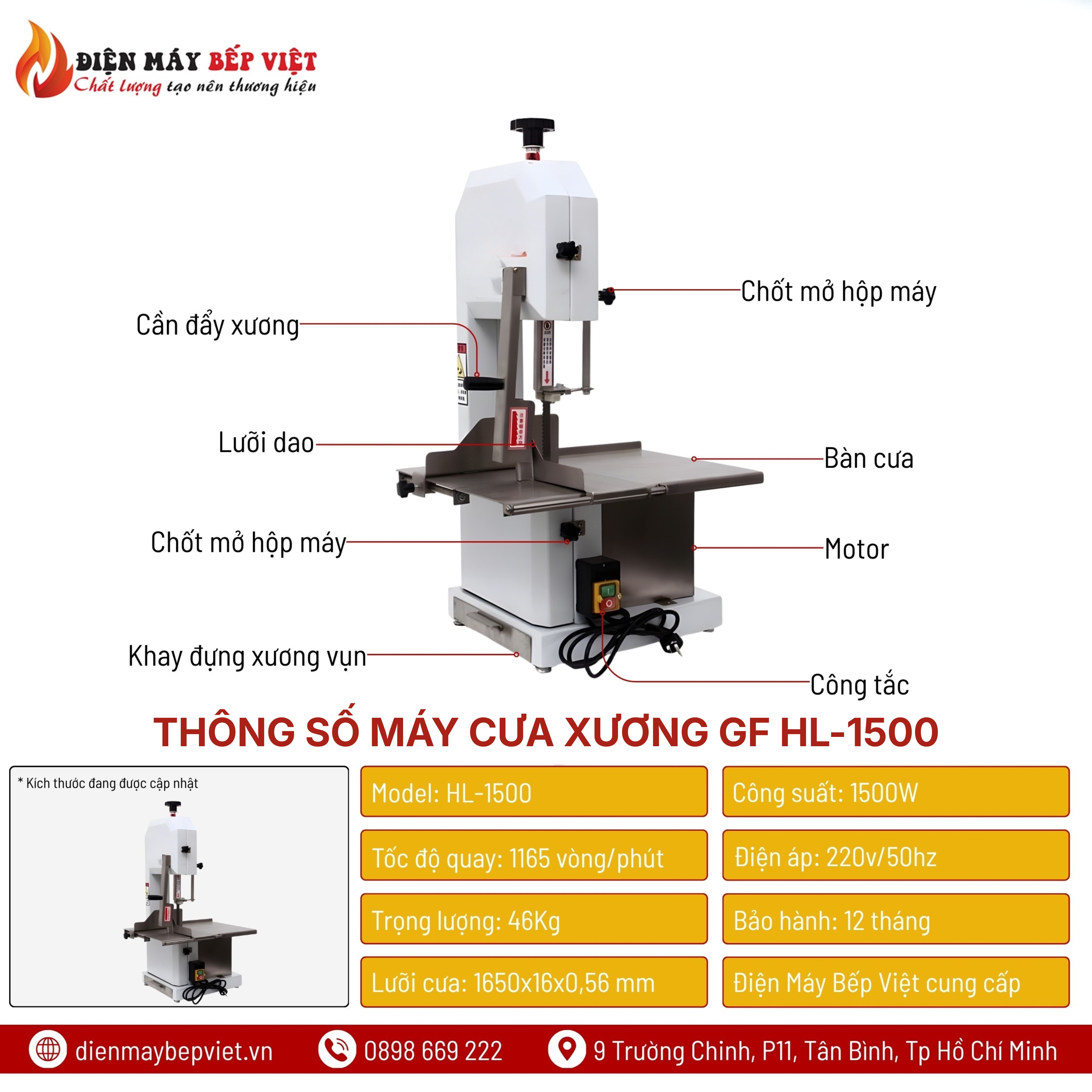 Máy Cưa Xương GF HL-1500