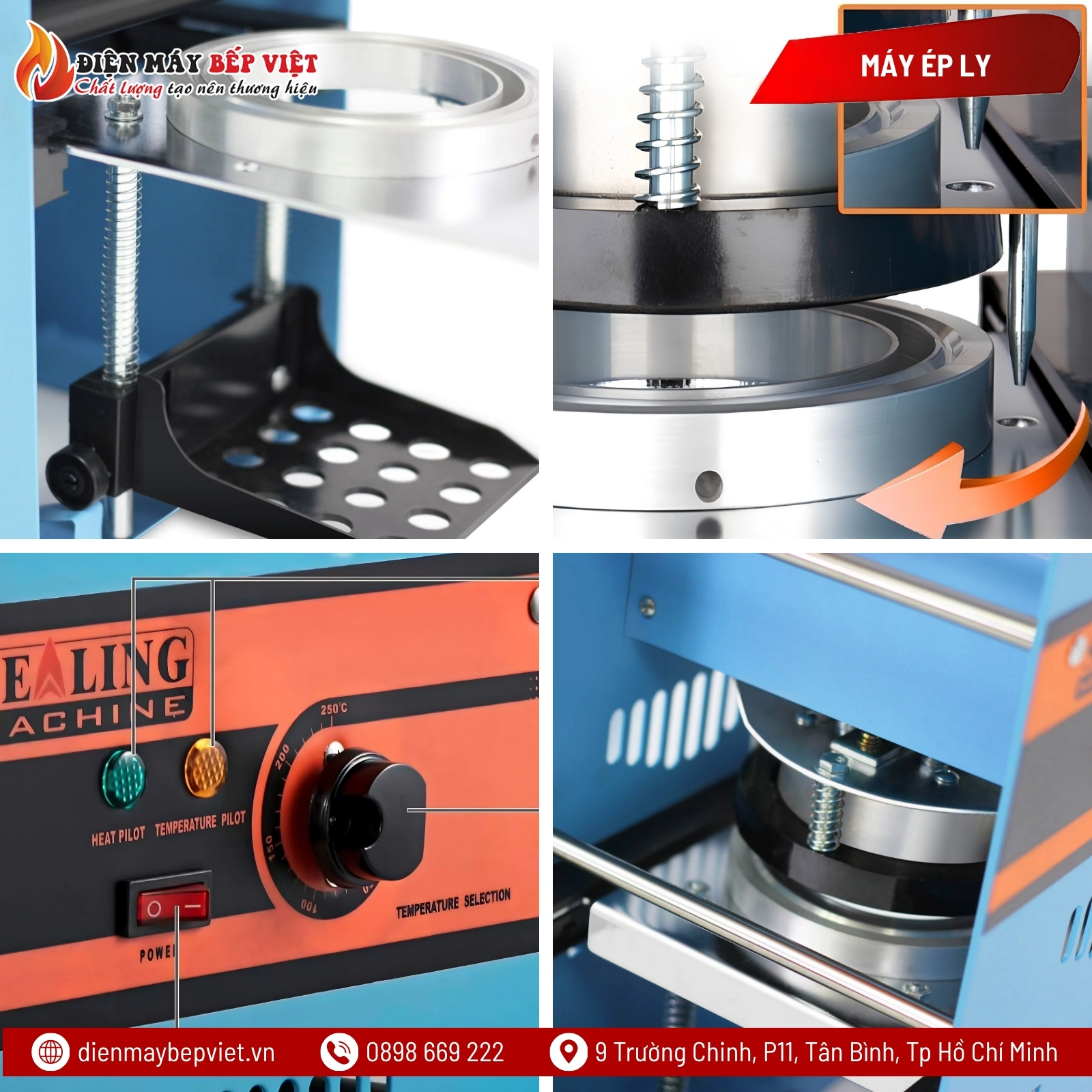 Máy Ép Ly Nhựa ETON-D8