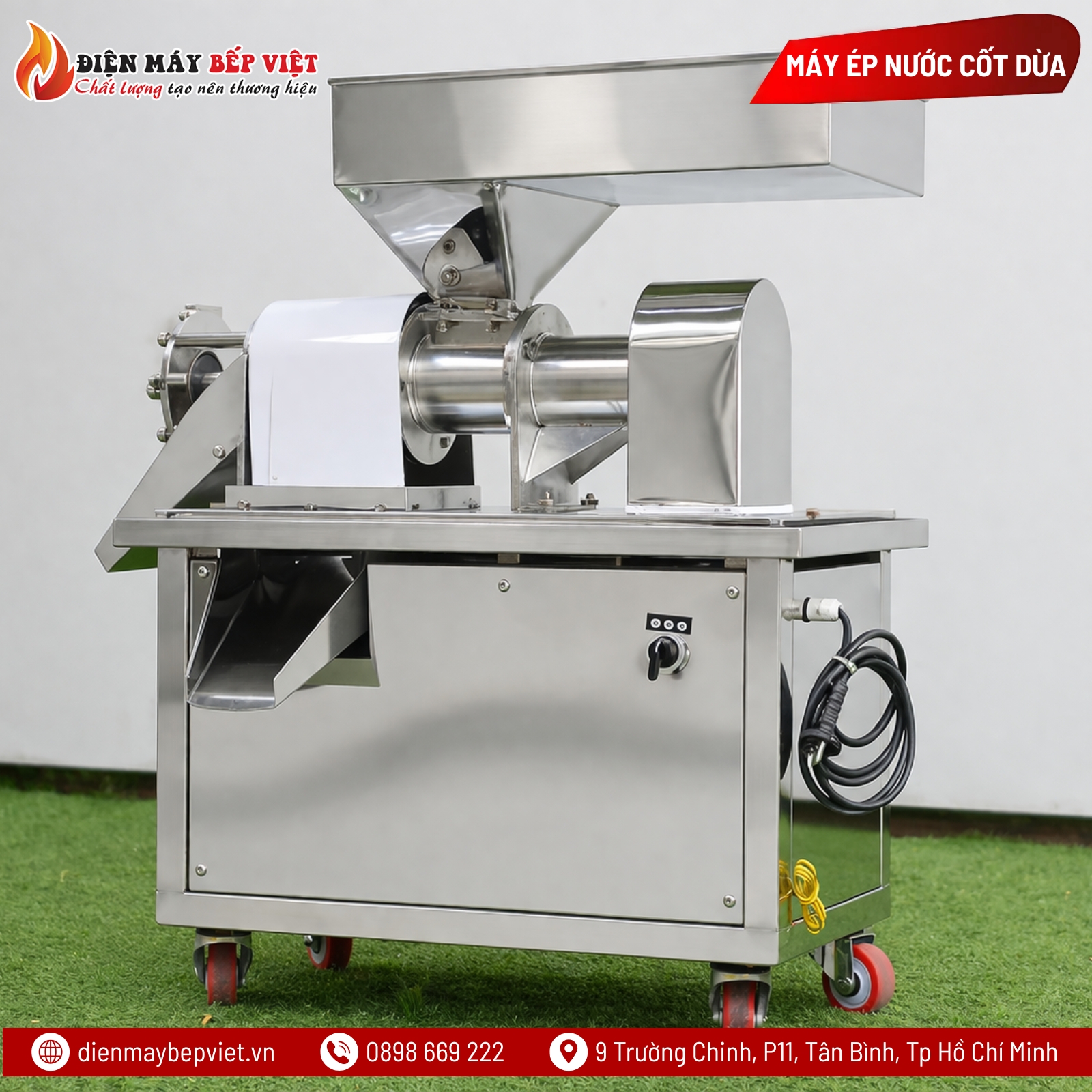 Máy Ép Nước Cốt Dừa Bằng Điện
