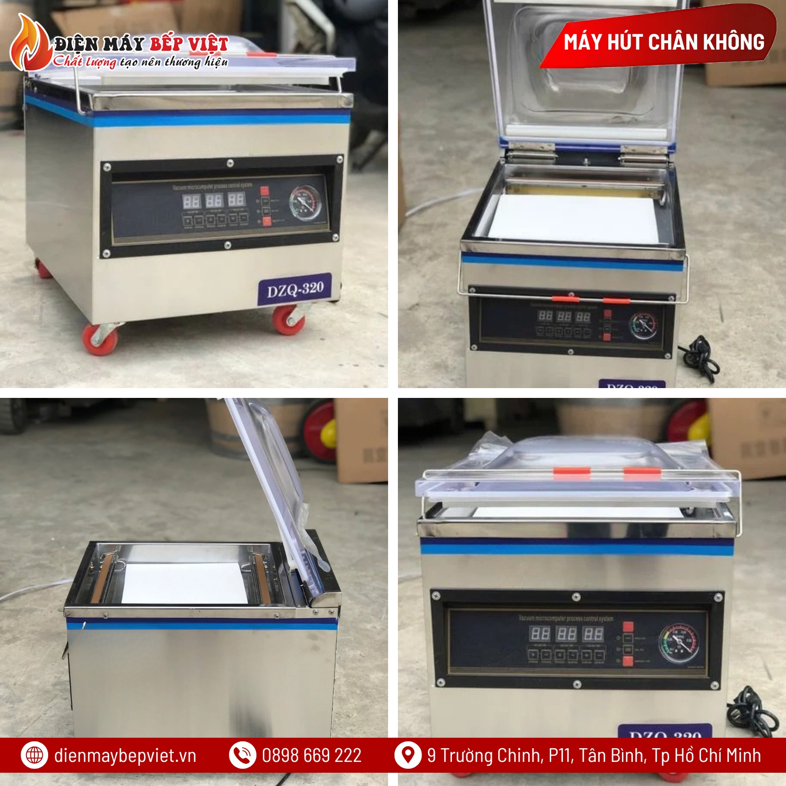 Máy Hút Chân Không Điện Tử DZQ320 Promax 2 Thanh Hàn